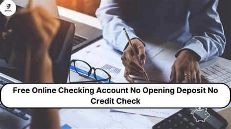 Free Online Checking Account No Deposit Bad Credit